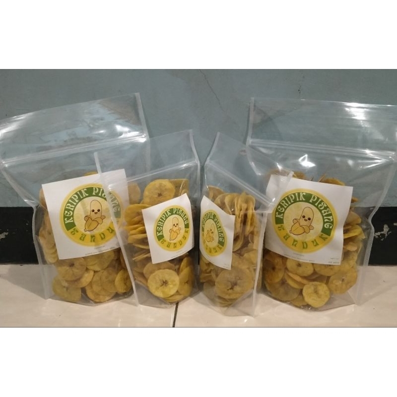 

Keripik pisang tanduk rasa Asin 250 gr, 500 gr