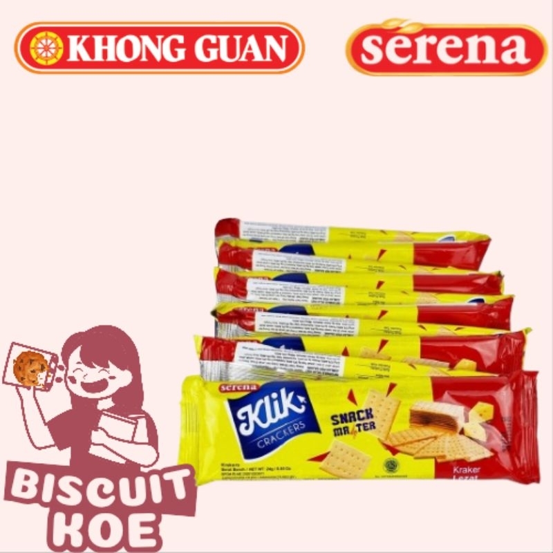 

Serena Klik Crackers 24g Renceng