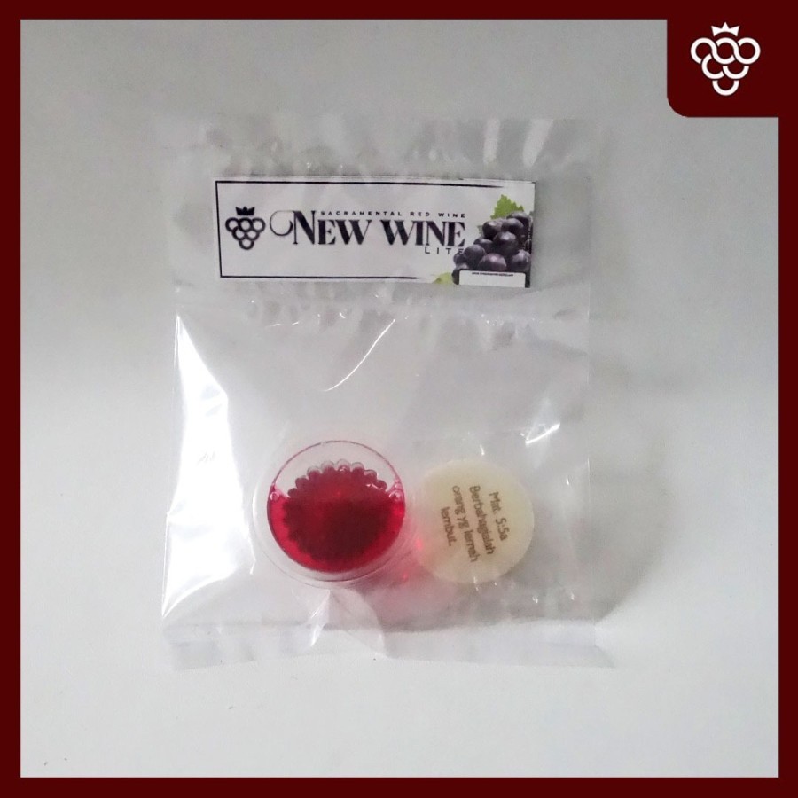 

Minuman Perjamuan Kudus Cup Lite + Hosti Ayat Isi 1 & 5