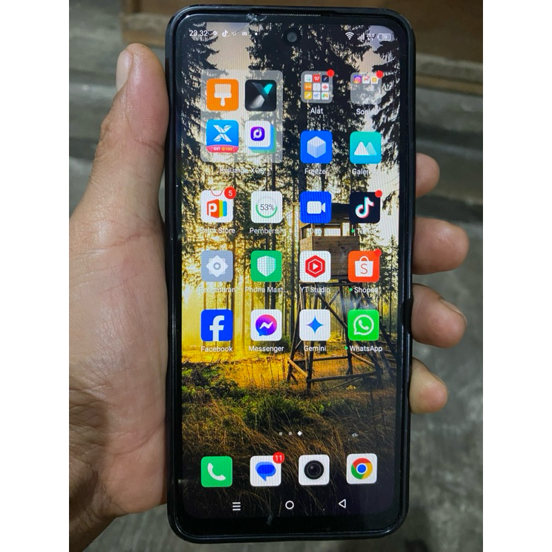 infinix hot 20s ram 8+5 128GB bekas di gunakan (second)