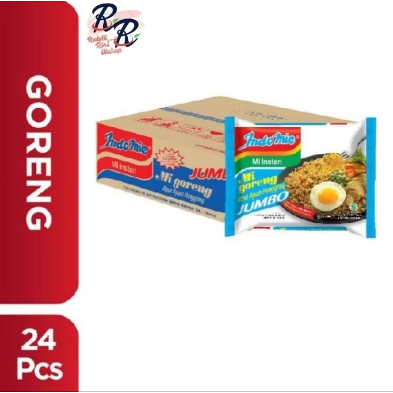 

INDOMIE GORENG JUMBO AYAM PANGGANG 1 DUS ISI 24 PCS