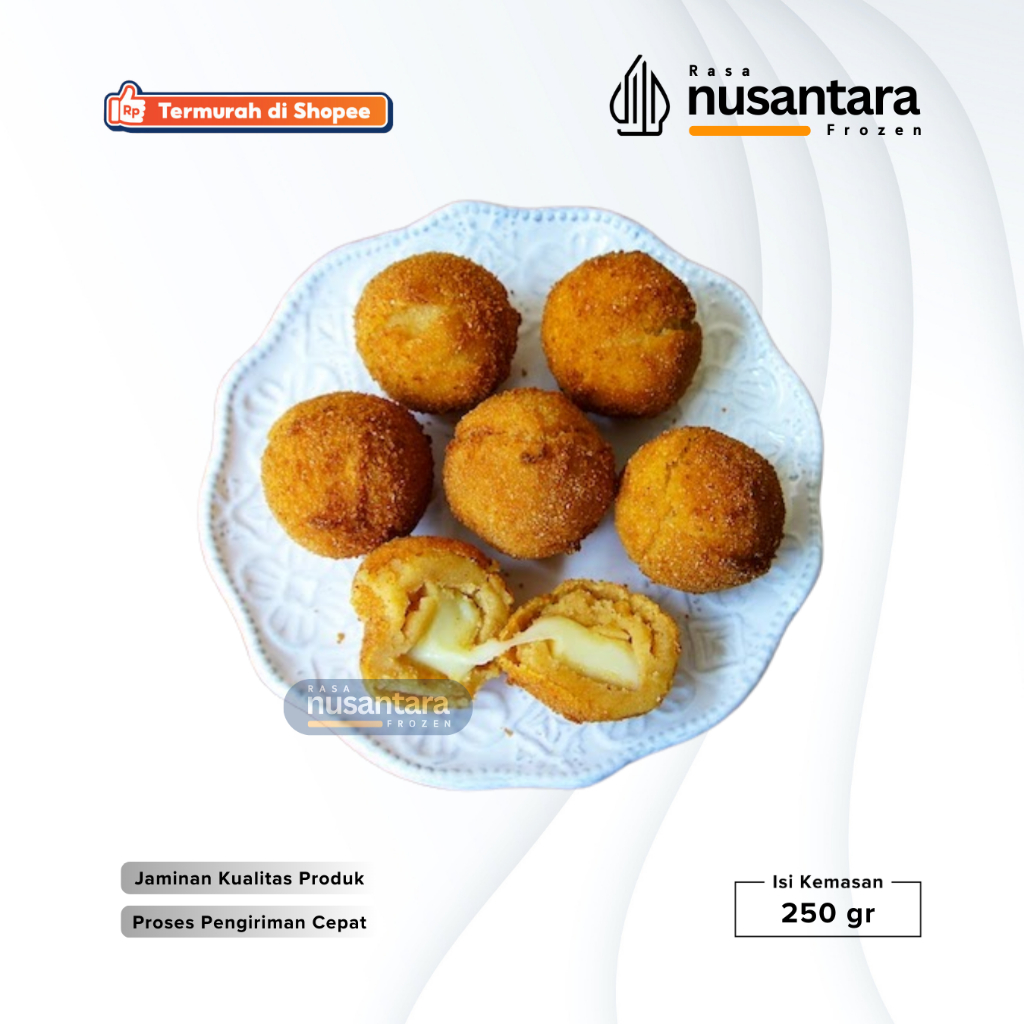 

Potato Ball Moza (Kentang isi Mozarella) 250 gr