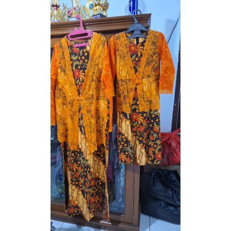 batik semi kebaya Couple ibu dan anak