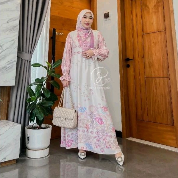 DYN - Arsyilia Dress DYN CLOTHINGLINE Gamis Silk Premium