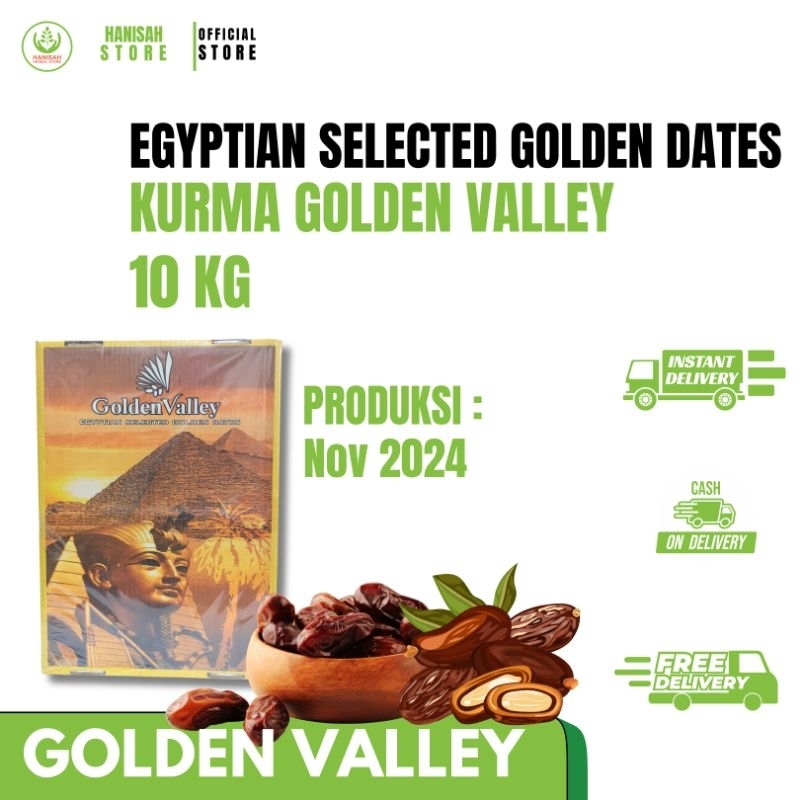 

Kurma Golden Valley •Egyptian Selected Golden Dates• 10kg