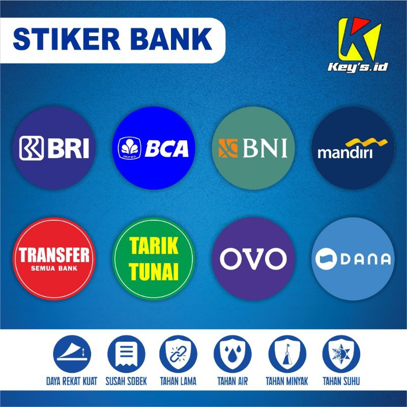 

sticker top up all bank