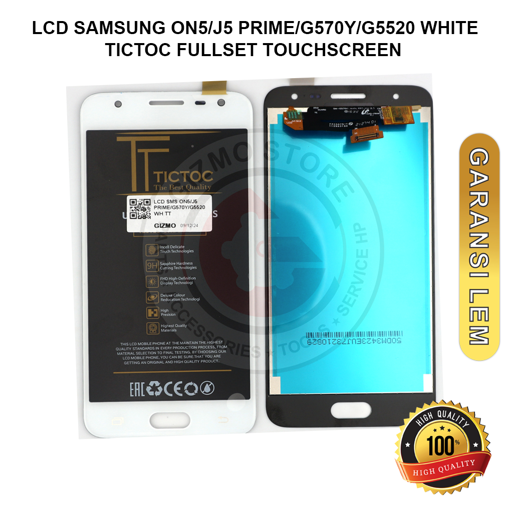 【ORIGINAL】LCD TOUCHSCREEN SAMSUNG ON5/J5 PRIME/G570Y/G5520 BLACK TICTOC
