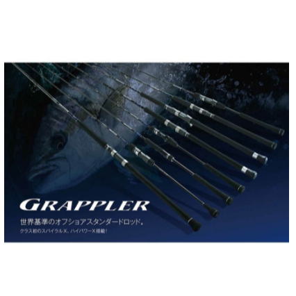 Joran Rod Light Jigging Shimano Grappler Type LJ 2019 Spining Baitcast - Type LJ S63-1