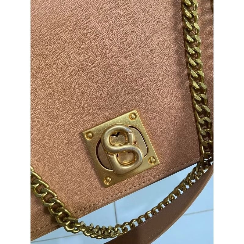 Preloved Nada bag Buttonscarves toffee