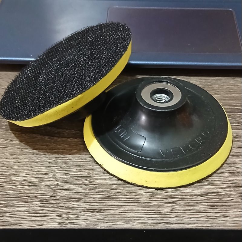 Tatakan grinda amplas spon poles