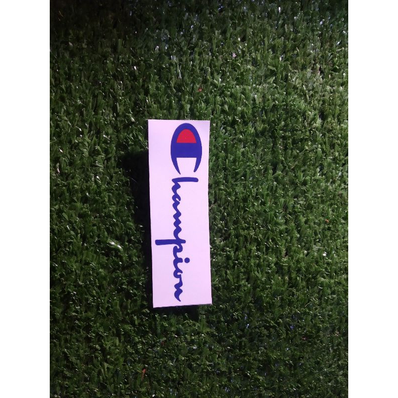 

stiker vinyl champion