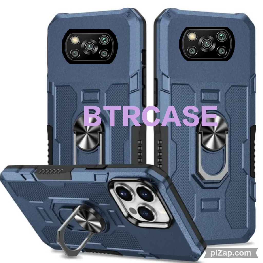 CASE HP UNTUK XIAOMI POCO X3 POCO X3 PRO CASING RING HIT STANDING BACK KLIP