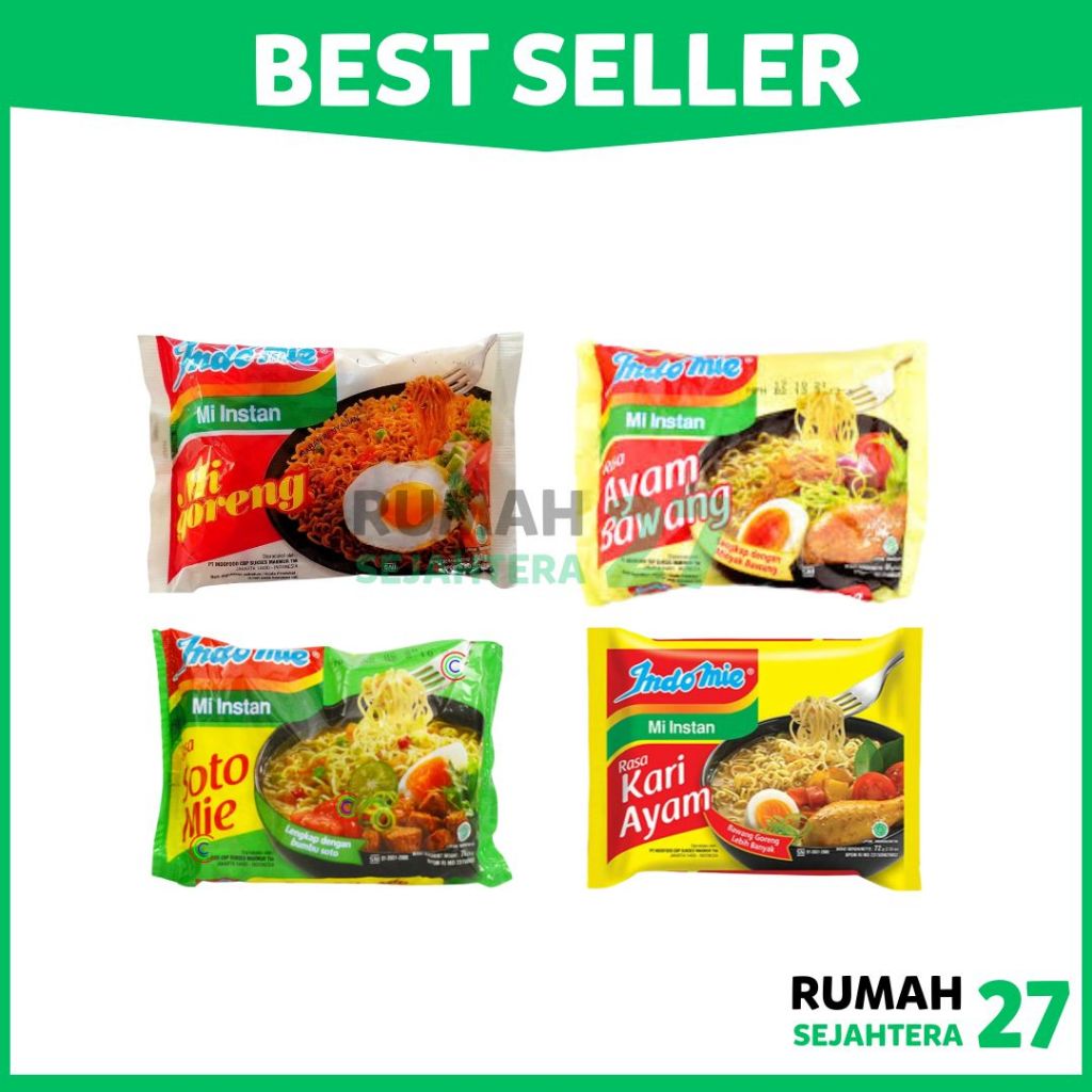 

KIRIM INSTANT DEPOK Indomie Goreng, Kari Ayam, Ayam Bawang, Soto