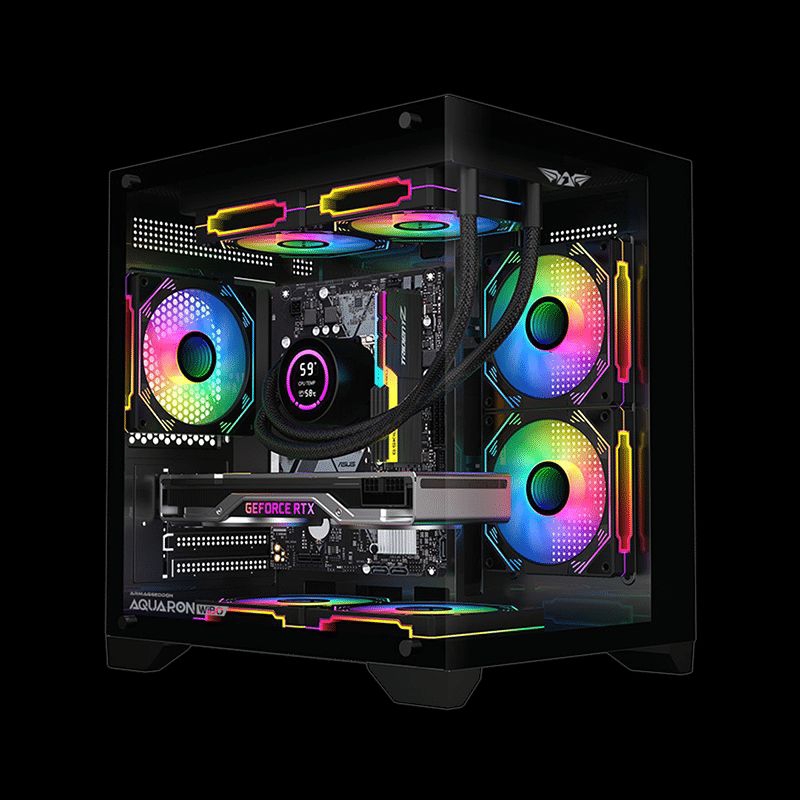 CPU Gaming Ram 16GB HDD 1TB GTA V PES mobo Asus Casing Armageddon