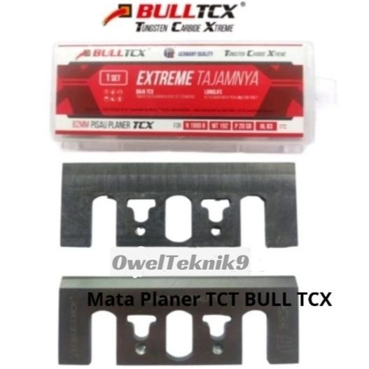 OwelTeknik9 - Mata Pisau Planer TCT BULL TCX/Planer Blade TCT BULL TCX