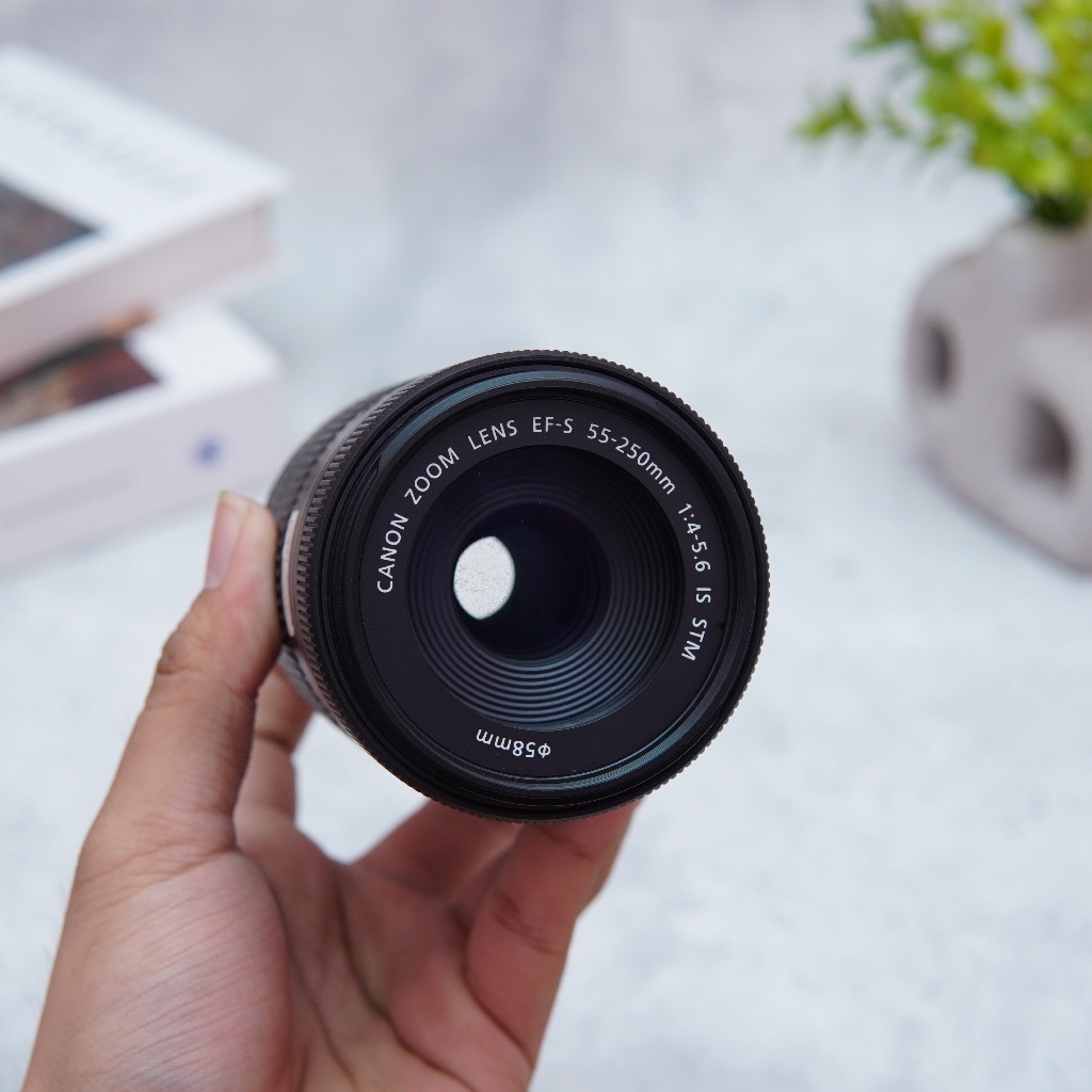 Lensa Tele 55-250mm STM Canon
