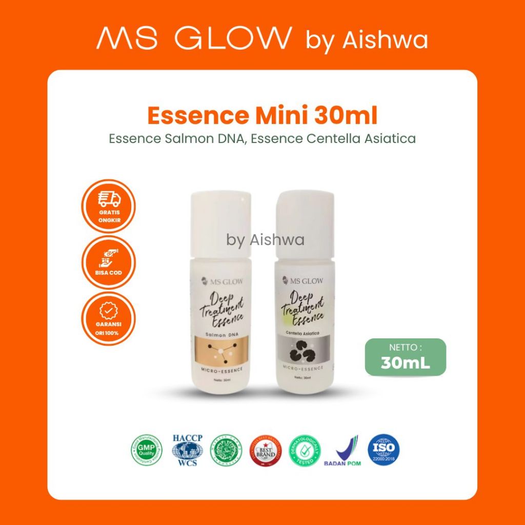 DTE MINI MS GLOW / DTE SALMON MINI / DTE CENTELLA MINI / DEEP TREATMENT ESSENCE MINI MS GLOW