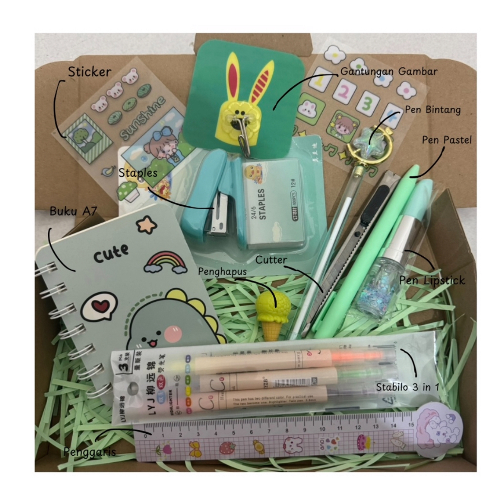 

HAMPERS GIFT SET STATIONERY ALAT TULIS / SET BOX ATK Hampers Lengkap Murah