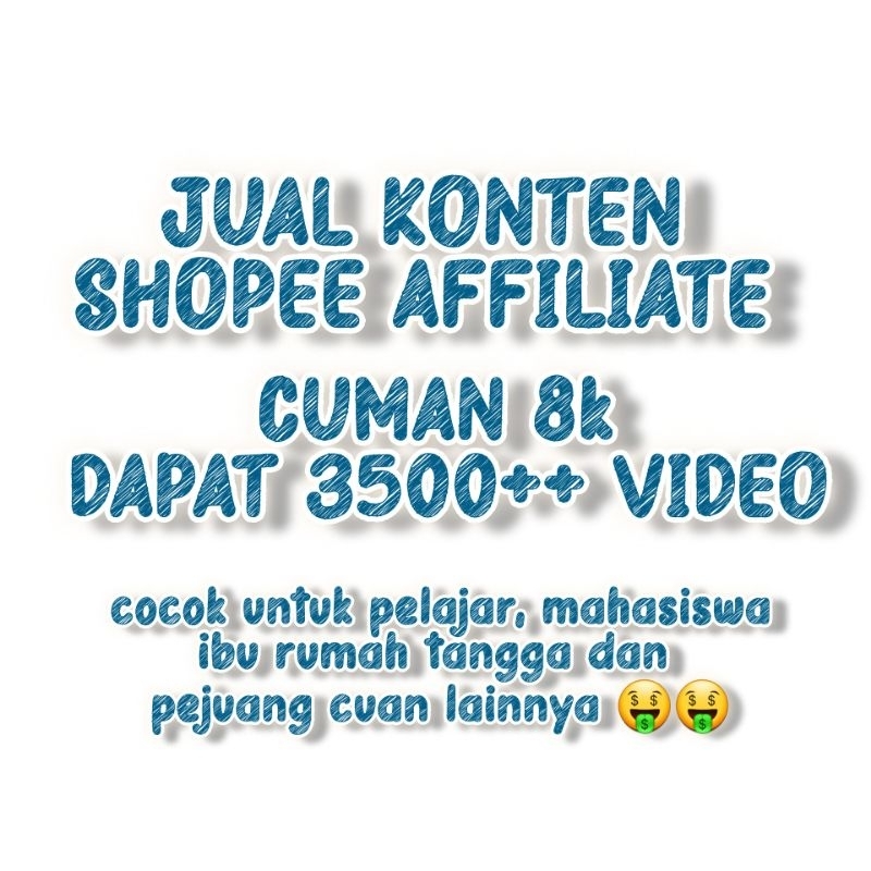 KONTEN SHOPEE AFFILIATE TERMURAH