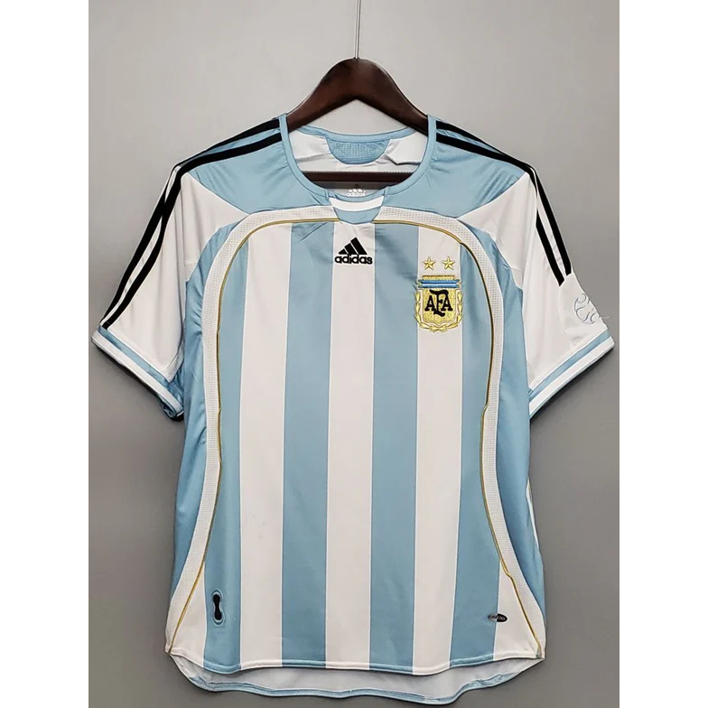 RED JERSEY- JERSEY BOLA RETRO GO  ARGENTINA HOME 2006 GOOD QUALITY