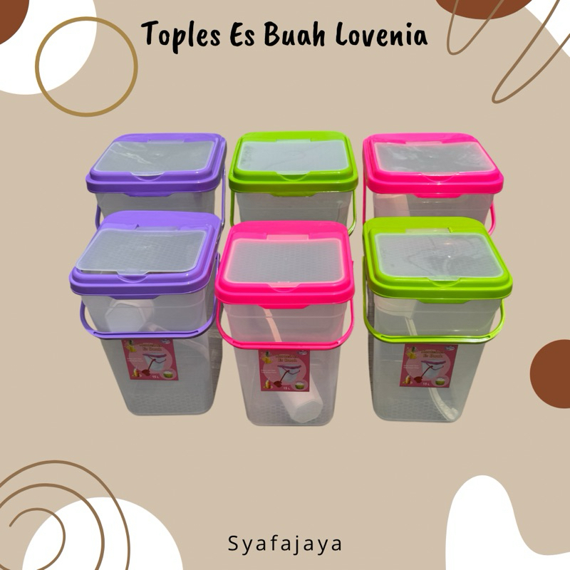 Lovenia - Toples Es Buah + Gayung 15 Liter / Aquarium Es / Tempat Es Buah