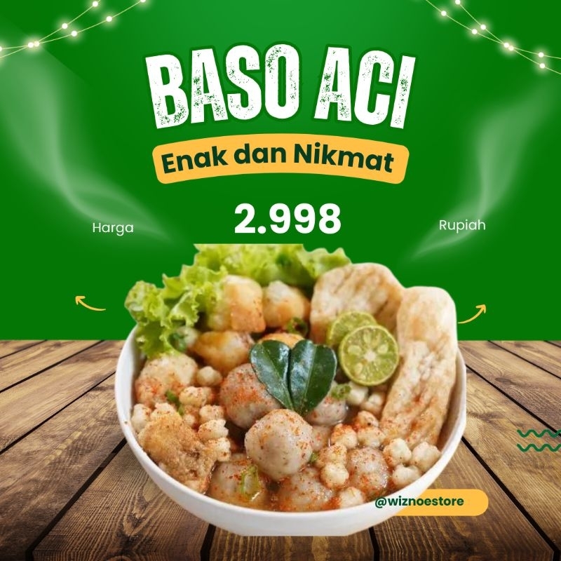 

PROMO!! Baso aci garut/Baso aci/Baso aci khas garut/Bakso