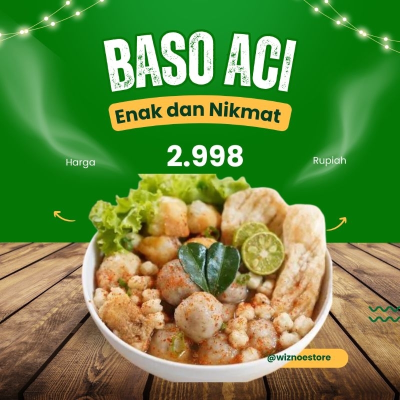 

PROMO!! Baso aci garut/Baso aci/Baso aci khas garut/Bakso