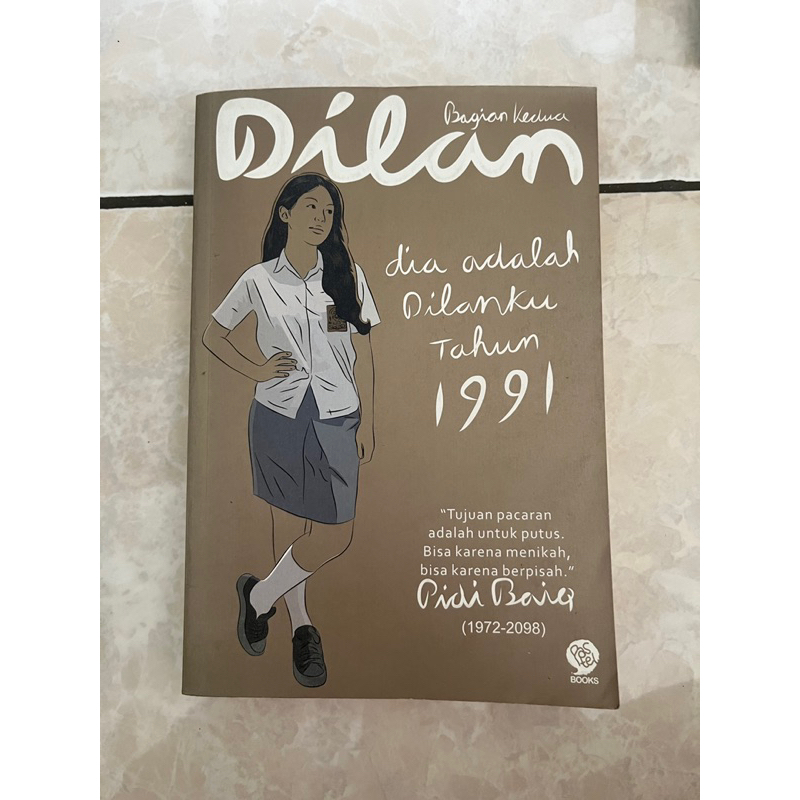 DILAN 1991 preloved buku indo ori pidi baiq