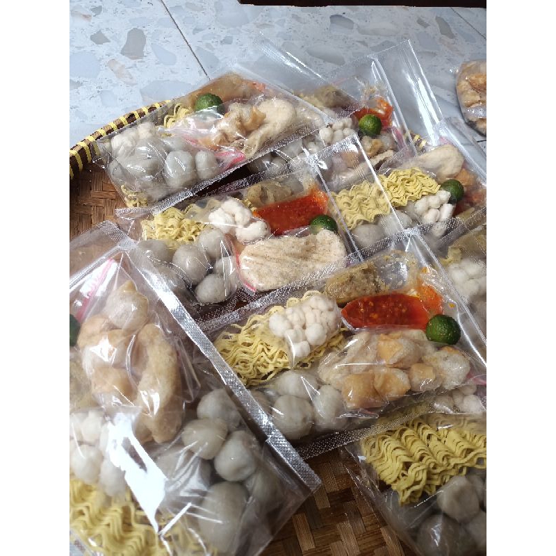 

seblak baso aci frozen homemade