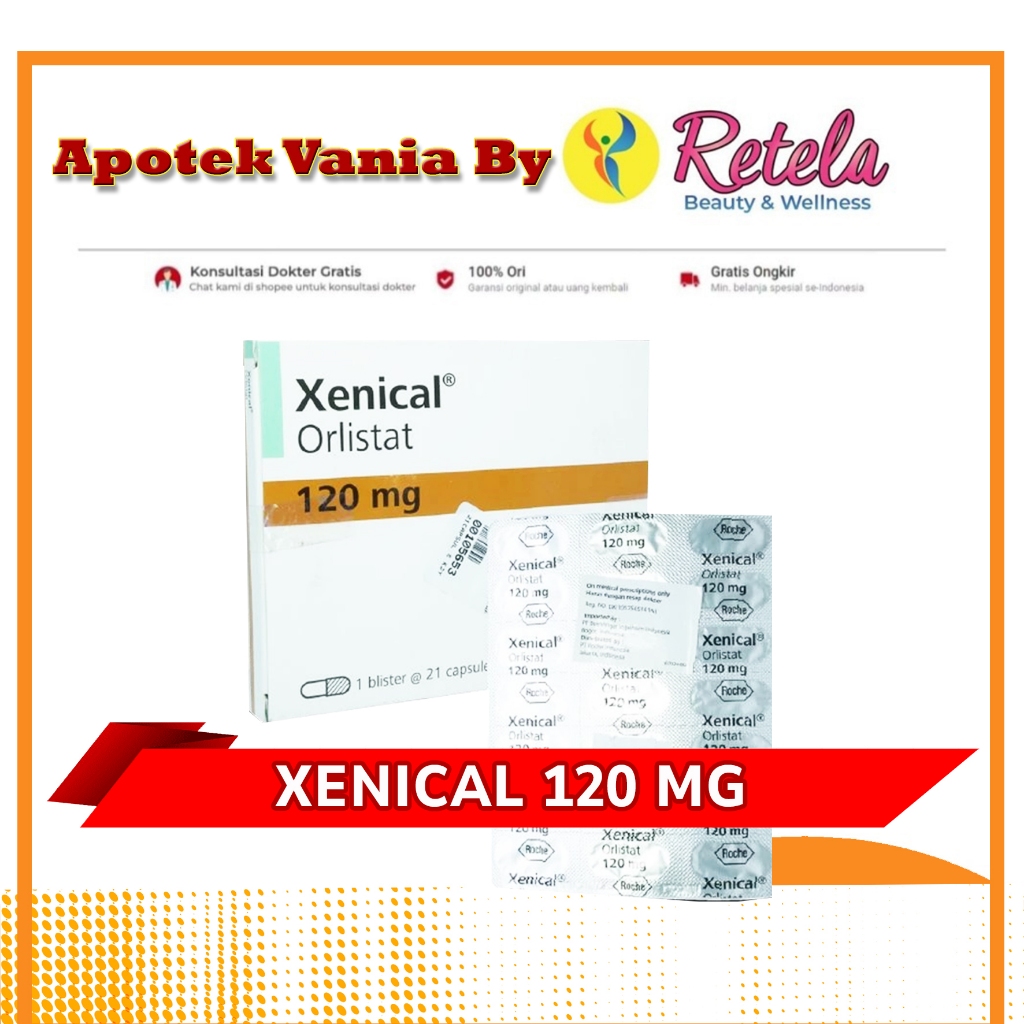 XENICAL 120MG 1 BLISTER 21 CAPSUL / ORLISTAT