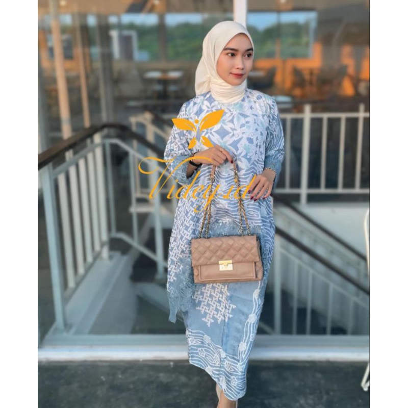 ONE SET KAFTAN BATIK WANITA ISEL