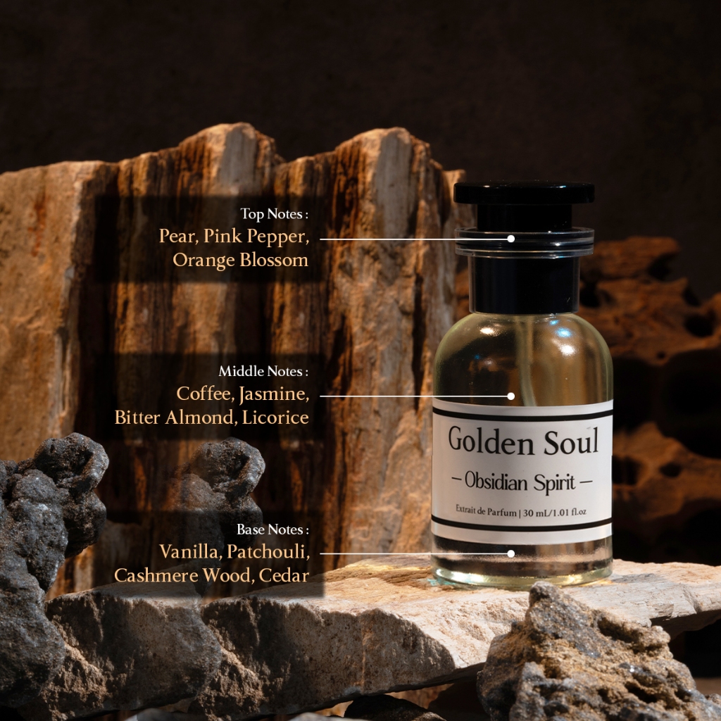 Golden Soul - Bundle Obsidian Spirit + 1 Parfum 30 mL - Extrait de Parfum - Unisex