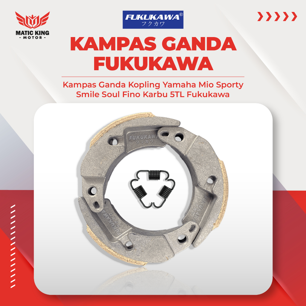 Kampas Ganda Kopling Nex Lets Dazz Kymco 110 Fukukawa