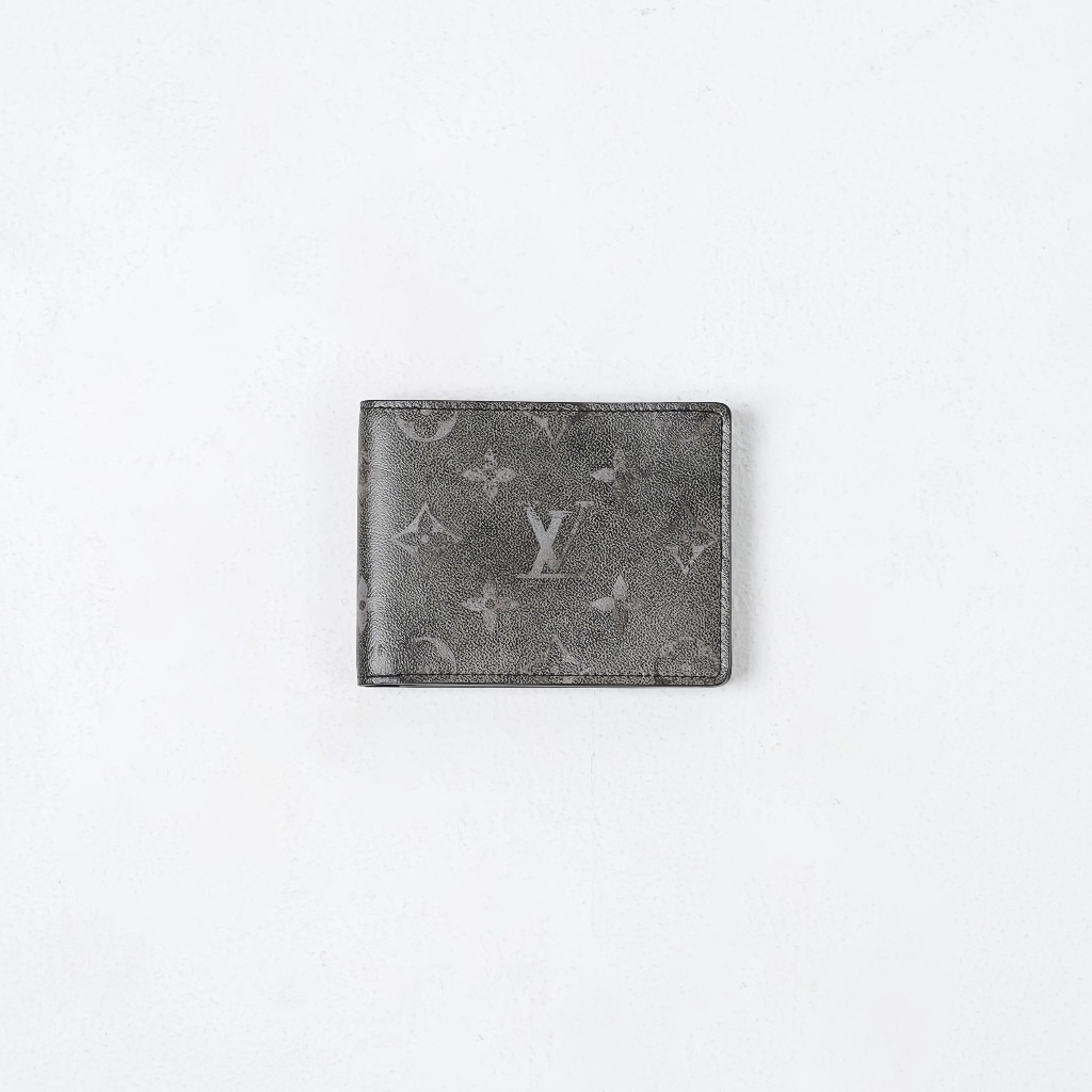 Dompet LV MONOGRAM GRADIENT GREY GALAXY LEATHER SLENDER WALLET 100% ORIGINAL