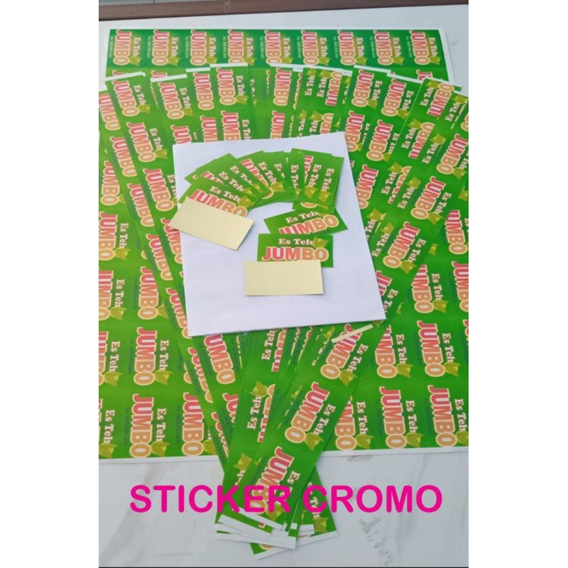 

STIKER CROMO, VINYL dan TRANSPARAN