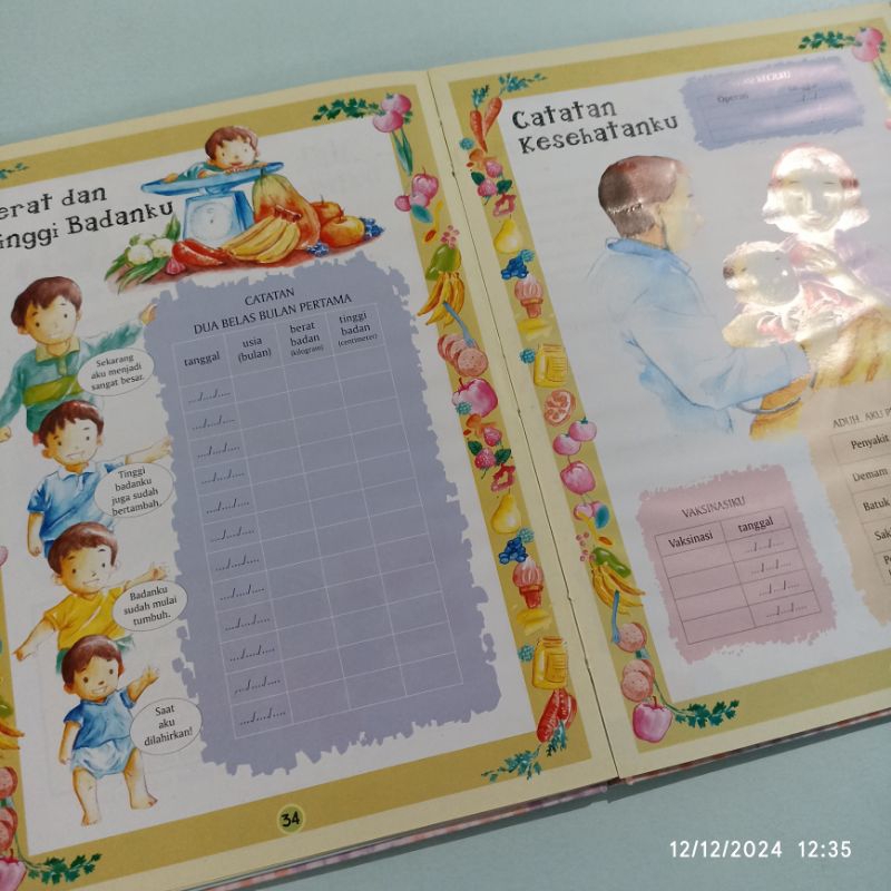 

Buku Jurnal Bayi Catatan Kesehatanku