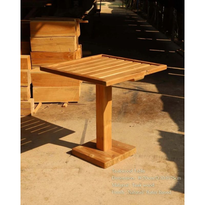 meja makan cafe / meja makan restoran / meja cafe