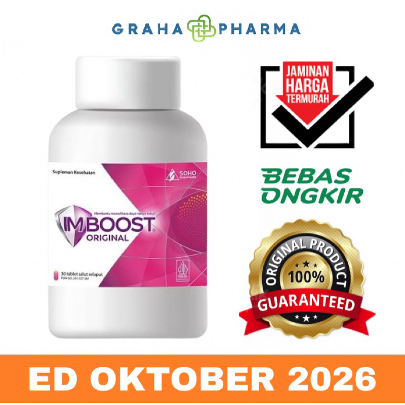 IMBOOST 30 TAB - SUPLEMEN DAYA TAHAN TUBUH