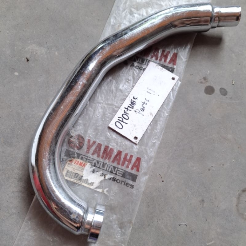 Leher knalpot scorpio lama SX4 chrome | 5BP-E4611-10