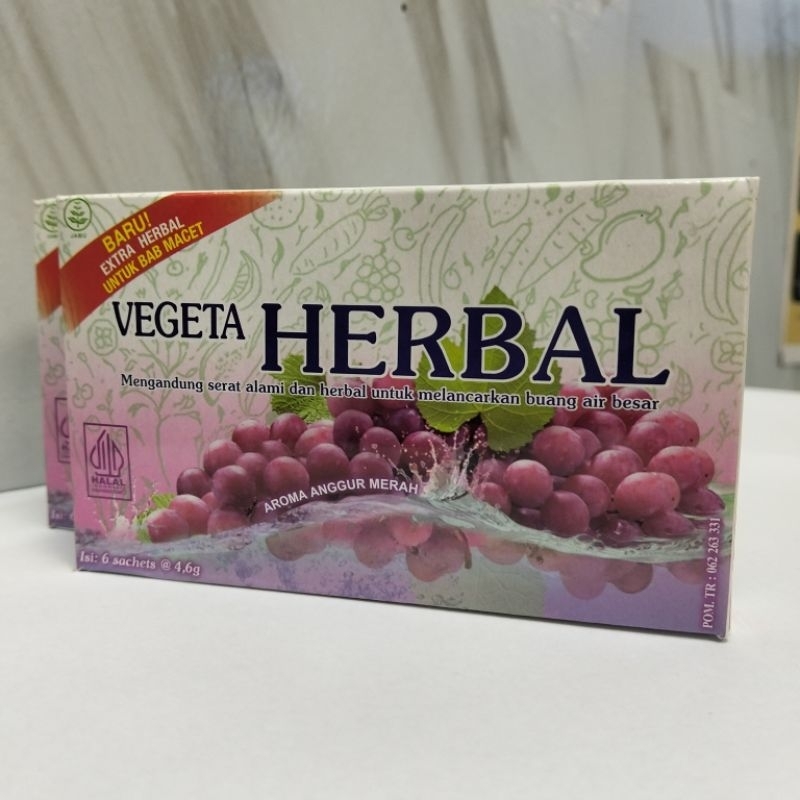 

Vegeta Herbal Anggur Box isi 5sachet