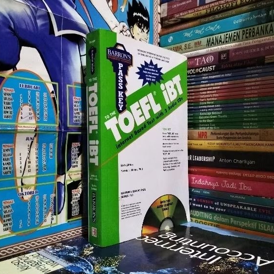 ORIGINAL BARRON'S STUDENTS 1 CHOICE PASS KEY TO THE TOEFL IBT NON CD