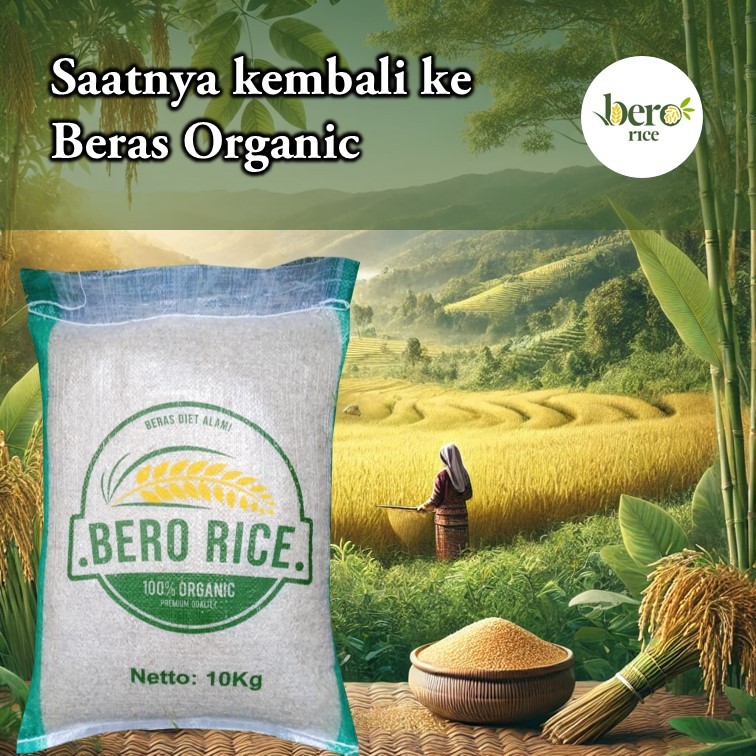 

BERO RICE 10 KG | BERAS TINGGI SERAT KENYANG LEBIH LAMA