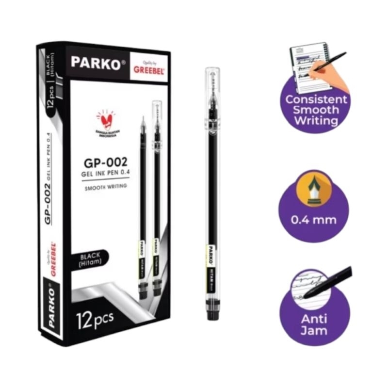 

#Qreinashop Bolpoin GREEBEL Parko GP-002 0.4mm