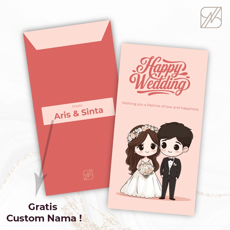 

Amplop Angpao Wedding Premium | Pernikahan. Gratis Custom Nama