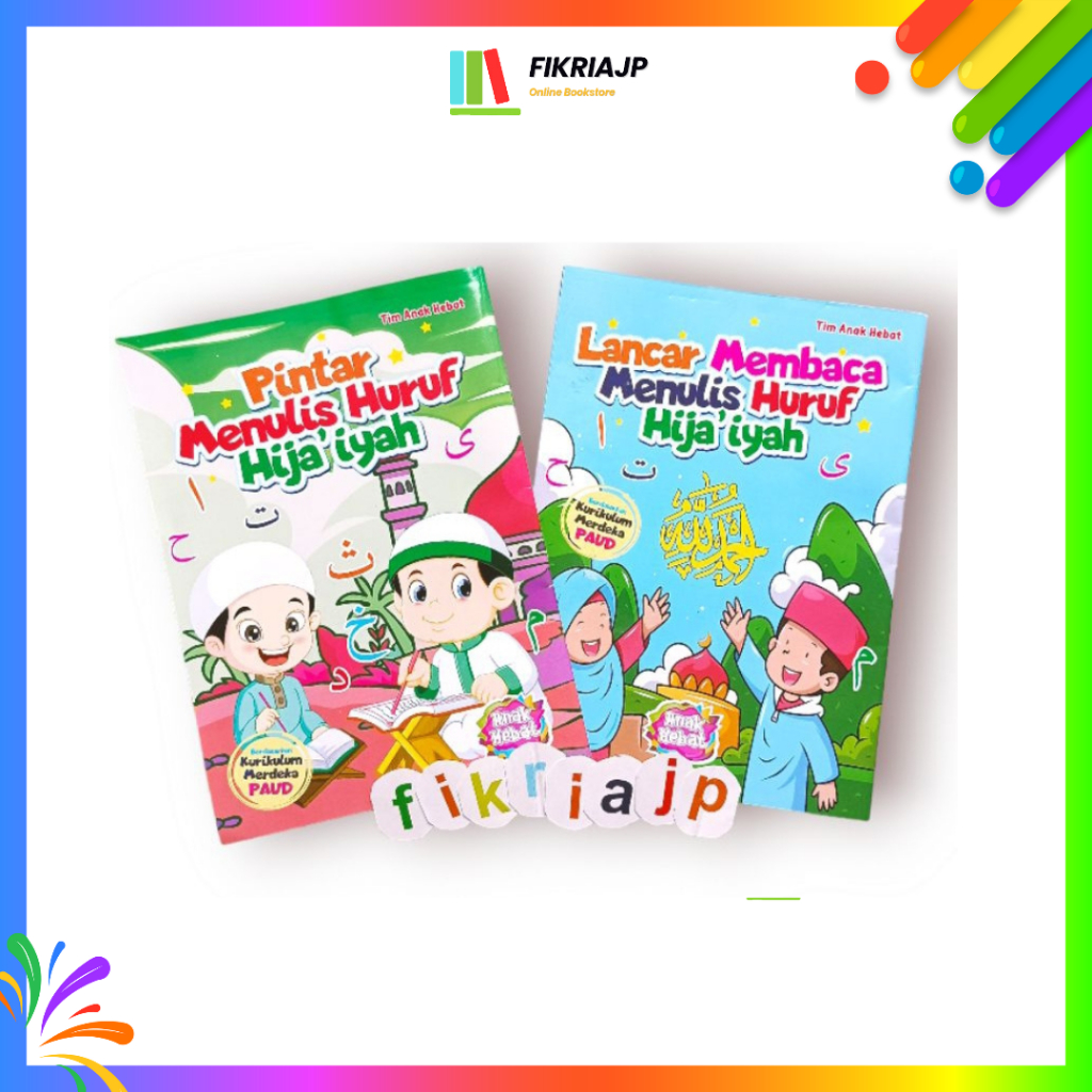Buku Pintar Menulis Huruf Hijaiyah - Lancar Membaca Menulis Huruf Hijaiyah (TAH)