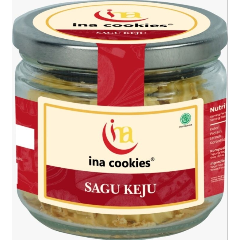 

Sagu Keju - Kue Kering Premium Toples Jar by Ina Cookies