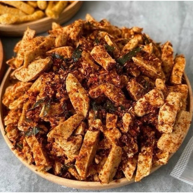 

Basreng pedas daun jeruk & ori