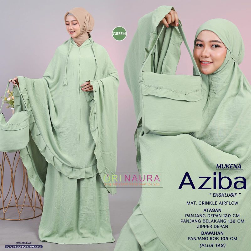 AZIBA |MUKENA | MUKENA TERBARU 2025 | MUKENA TRAVELING MINI POUCH PREMIUM | MUKENA TRAVELING MINI PO