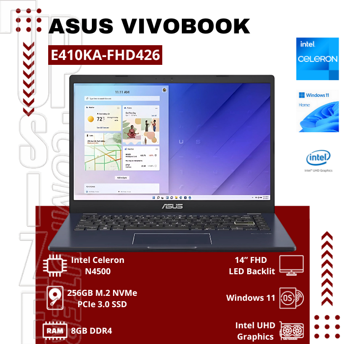 ASUS Vivobook Go 14 E410KA-FHD426 Intel Celeron N4500