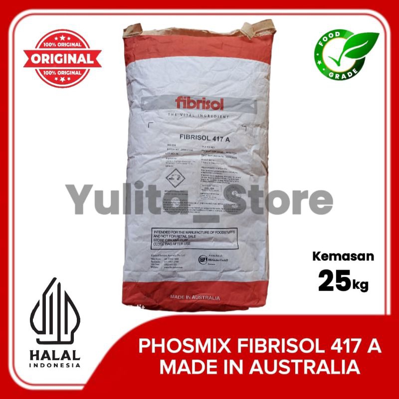 

Fibrisol 417 A / Phosmix / Pengenyal Bakso / Food Grade / Made in Australia / Kemasan 25 kg